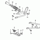 XR650L Подножки