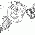 CR80R Воздухозаборник