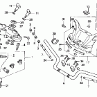 ST1100A Руль и панель переднего номера
