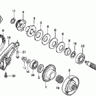 CB750 Муфта стартера
