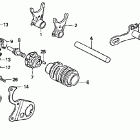 CR250R Вилка переключения передач