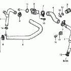 VT1100C2 Патрубки охлаждения