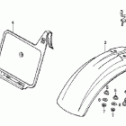 XR80R Front fender 95-00