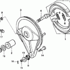 CMX250C Задний тормоз