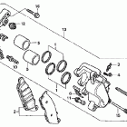 VT1100C3 Передний тормозной суппорт