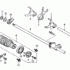 CBR900RR Вилка переключения передач