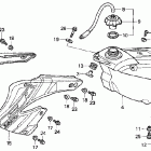 CR250R Топливный бак