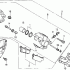 XR600R Задний суппорт тормозной