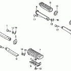 CB750 Подножки