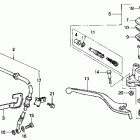 CMX250C Главный тормозной цилиндр - передний