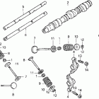 GL1500CF Распредвал и клапана