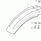 XR600R Переднее крыло