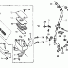 GL1500CF Главный тормозной цилиндр - передний