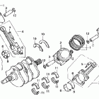 ST1100A Коленвал и поршни