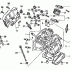VT750CD Головка цилиндров передняя