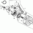 CR80R Коленвал