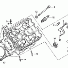 ST1100A Левая головка цилиндров