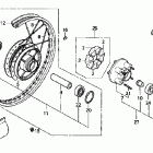 CMX250C Заднее колесо