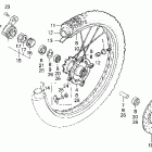 XR600R Переднее колесо
