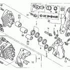 VFR800FI Передний тормозной суппорт