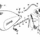 VF750C Топливный бак