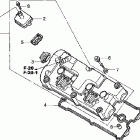 CBR1100XX Крышка головки цилиндров