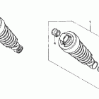 VF750C Задний амортизатор