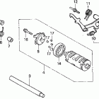 VT600CD Вилка переключения передач