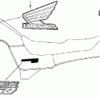 CB750 Наклейки
