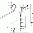 CR125R Задний тормозной цилидр