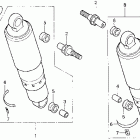 GL1500CF Задний амортизатор