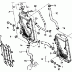 CR125R Радиатор