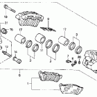 CBR1100XX Задний суппорт тормозной