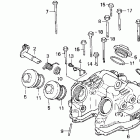 XR600R Крышка головки цилиндров