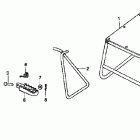 CR80R Подножки