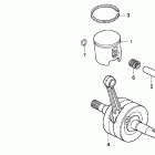 CR125R Коленвал