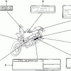 CMX250C Лейбл предостережения