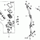 CBR1100XX Главный тормозной цилиндр - передний
