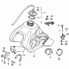 XR600R Топливный бак