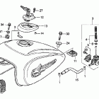 GL1500CF Топливный бак