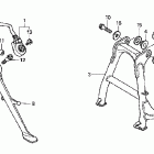CBR1100XX Подножка
