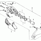ST1100 Задний тормозной суппорт