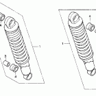 CB250 Задний амортизатор