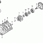 CR125R Водяной насос