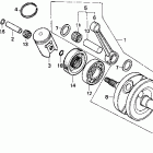 CR80R Коленвал