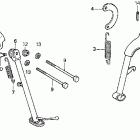 CB250 Подножка
