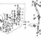 CBR900RR Главный тормозной цилиндр - передний
