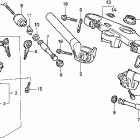 CBR900RR Руль и панель переднего номера