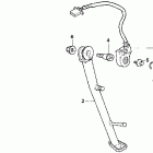 CB750 Подножка