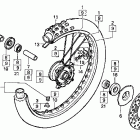 CR80R Переднее колесо